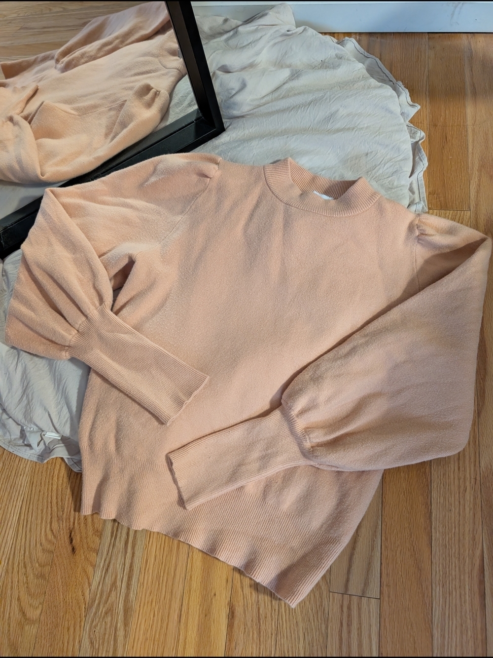 Zara Peach Crewneck Sweater - Picture 7 of 7